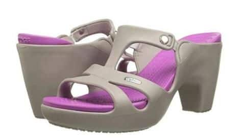 crocs introduces high-heeled shoes