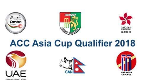 All about the 2018 Asia Cup Qualifier All about the 2018 Asia Cup Qualifier