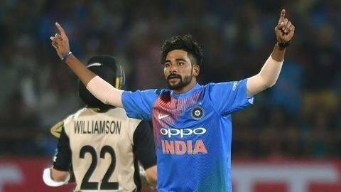 Siraj says Dhoni's talk helped me earn Test squad spot Siraj says Dhoni's talk helped me earn Test squad spot