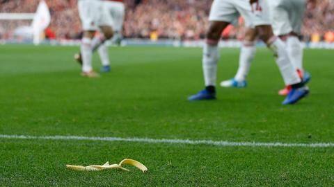 Tottenham fan arrested for throwing a banana peel at Aubameyang Tottenham fan arrested for throwing a banana peel at Aubameyang