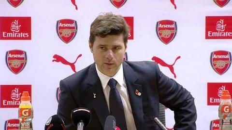 Pochettino takes a jibe at Arsenal after Gunners celebrate victory Pochettino takes a jibe at Arsenal after Gunners celebrate victory