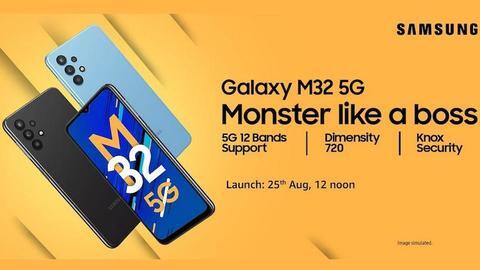 Samsung Galaxy M32 5G tipped to cost between Rs. 20,000-25,000 Samsung Galaxy M32 5G tipped to cost between Rs. 20,000-25,000