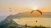Parachuting over a volcanic crater is one epic adventure! 