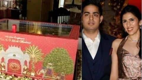Akash-Shloka's uber-expensive wedding invitation to have special gift for guests Akash-Shloka's uber-expensive wedding invitation to have special gift for guests