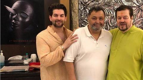 Rishi recently visited Neil Nitin Mukesh for Ganesh Chaturthi celebrations Rishi recently visited Neil Nitin Mukesh for Ganesh Chaturthi celebrations