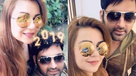 Kapil Sharma-Ginni Chatrath's New Year wish is all about love Kapil Sharma-Ginni Chatrath's New Year wish is all about love