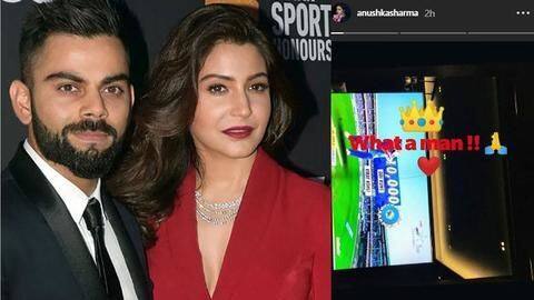 'What a man'! Anushka is all hearts for Virat's achievement 'What a man'! Anushka is all hearts for Virat's achievement