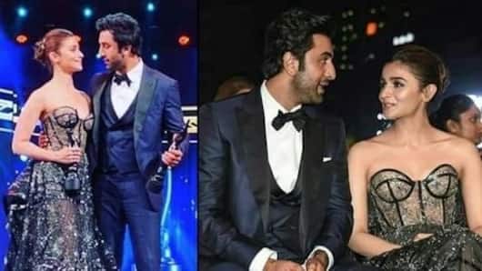 Alia on kissing Ranbir during Filmfare Awards 2019