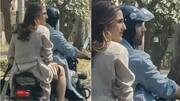 Complaint filed against Sara for riding pillion without helmet