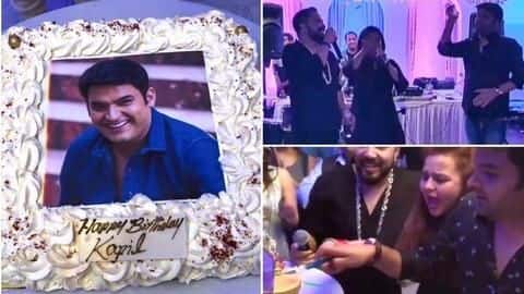 Kapil Sharma celebrates birthday in Punjabi style (see video) Kapil Sharma celebrates birthday in Punjabi style (see video)