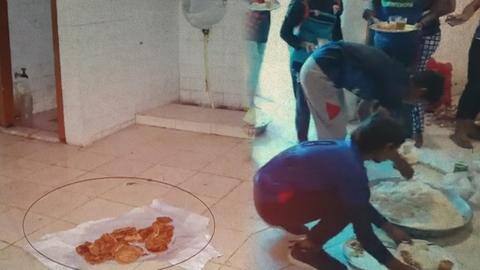 UP: Kabaddi players served food in toilet, video sparks outrage UP: Kabaddi players served food in toilet, video sparks outrage