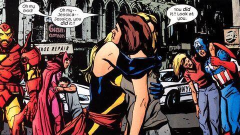 Jessica Jones and Captain Marvel: The unlikeliest of friends Jessica Jones and Captain Marvel: The unlikeliest of friends