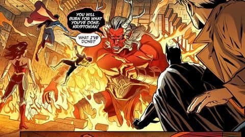 Trigon: The demonic lord dispenses of the Man of Steel Trigon: The demonic lord dispenses of the Man of Steel
