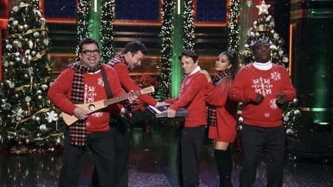 Fallon celebrates Christmas cheer on 'The Tonight Show', Ariana joins Fallon celebrates Christmas cheer on 'The Tonight Show', Ariana joins
