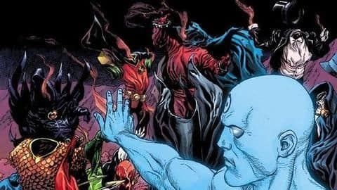 Doomsday Clock #9- Dr. Manhattan takes on the DC Universe Doomsday Clock #9- Dr. Manhattan takes on the DC Universe