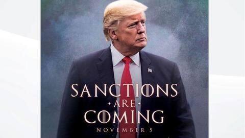 Trump ignores HBO, uses his 'GoT' poster during Cabinet meeting Trump ignores HBO, uses his 'GoT' poster during Cabinet meeting
