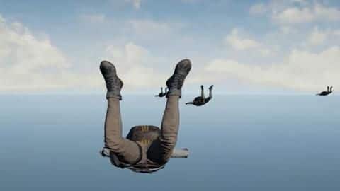 Check your surroundings before landing Check your surroundings before landing