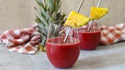 Healthy breakfasts: Beetroot and pineapple smoothies