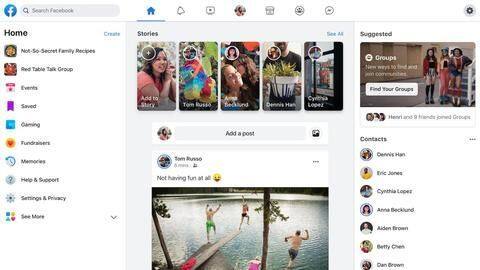 Facebook's redesigned new look starts rolling out Facebook's redesigned new look starts rolling out