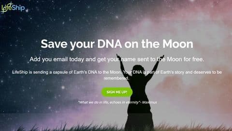 LifeShip and its plan to send spit DNA to Moon LifeShip and its plan to send spit DNA to Moon