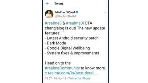 Madhav Sheth's tweet from iPhone Madhav Sheth's tweet from iPhone
