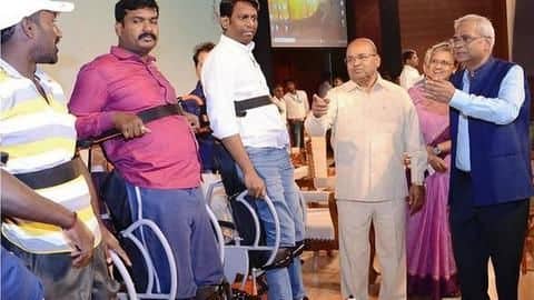 IIT Madras launches India's first 'standing wheelchair' for differently-abled people IIT Madras launches India's first 'standing wheelchair' for differently-abled people