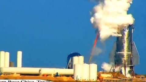 SpaceX Starship prototype suffers anomaly, blows up partially in test SpaceX Starship prototype suffers anomaly, blows up partially in test