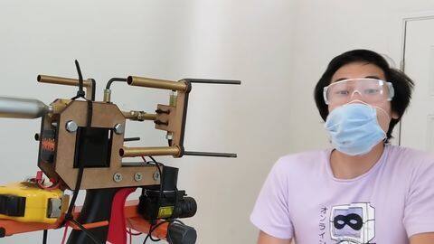 Amid COVID-19, YouTuber makes 'mask gun' to take on anti-maskers Amid COVID-19, YouTuber makes 'mask gun' to take on anti-maskers