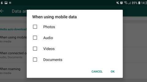 Save mobile data and storage on WhatsApp Save mobile data and storage on WhatsApp