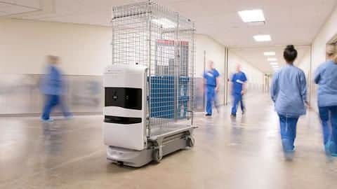 Stanford's new 'smart hospital' has robots, automated guided vehicles Stanford's new 'smart hospital' has robots, automated guided vehicles