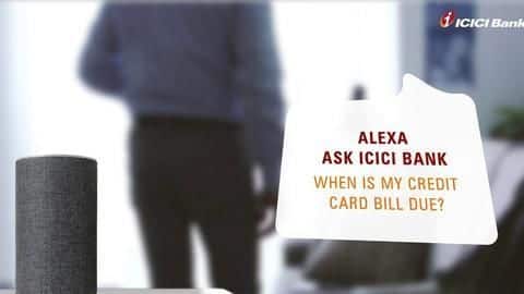 Now, ICICI Bank customers can ask Alexa for bank balance Now, ICICI Bank customers can ask Alexa for bank balance