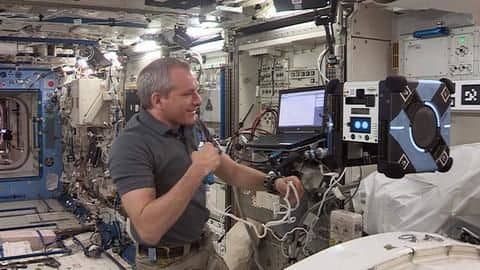 NASA's Bumble 'space robot' flies on International Space Station NASA's Bumble 'space robot' flies on International Space Station