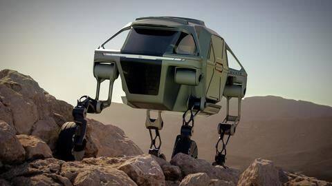 #CES2019: Hyundai showed unreal four-legged 'walking car' project #CES2019: Hyundai showed unreal four-legged 'walking car' project