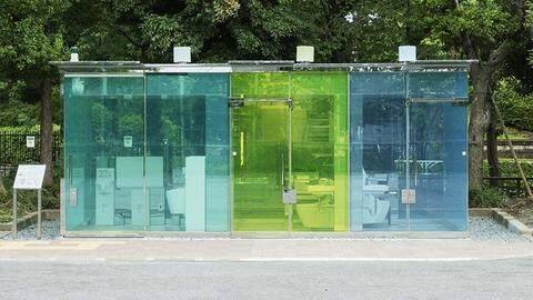 Now, there are 'see-through' public toilets in Japan Now, there are 'see-through' public toilets in Japan