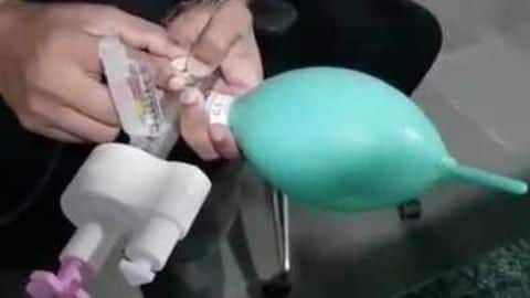 Indian company makes 'affordable' ventilator that does not need electricity Indian company makes 'affordable' ventilator that does not need electricity