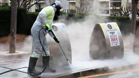 Coronavirus outbreak: IIT, AIIMS techies develop device to disinfect cities Coronavirus outbreak: IIT, AIIMS techies develop device to disinfect cities