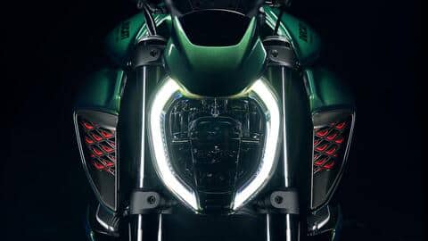 Let's look at the design of the special Ducati Diavel