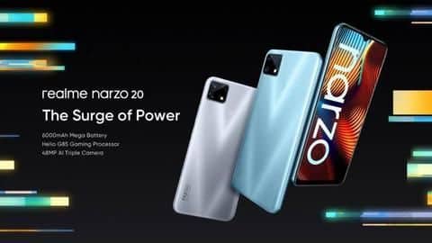 Realme Narzo 20's first sale today at 12pm via Flipkart Realme Narzo 20's first sale today at 12pm via Flipkart