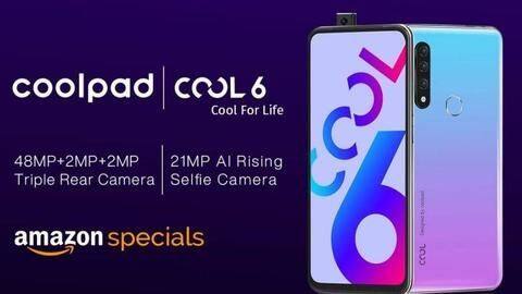 Coolpad Cool 6's specifications revealed on Amazon India, launch imminent Coolpad Cool 6's specifications revealed on Amazon India, launch imminent