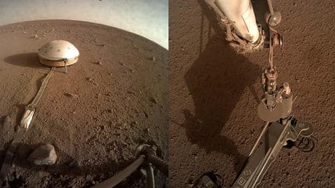 Here's why NASA is heaping Martian soil on InSight's seismometer Here's why NASA is heaping Martian soil on InSight's seismometer