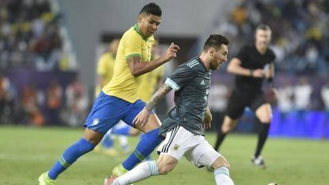 Argentina edge past Brazil 1-0, thanks to Lionel Messi Argentina edge past Brazil 1-0, thanks to Lionel Messi