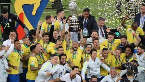 Brazil placed in Group B, alongside hosts Colombia Brazil placed in Group B, alongside hosts Colombia