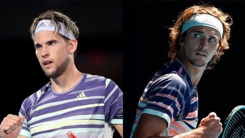 Djokovic to face Dominic Thiem or Alexander Zverev in final Djokovic to face Dominic Thiem or Alexander Zverev in final