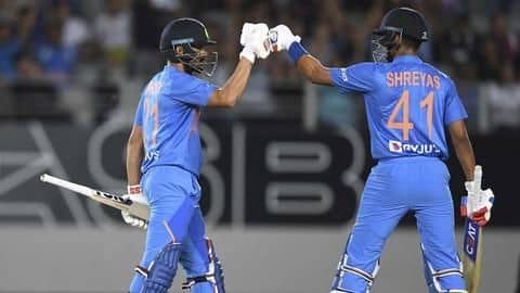 Top five chases by Team India in T20Is Top five chases by Team India in T20Is