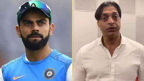 Here's what Shoaib Akhtar said on Virat Kohli's captaincy Here's what Shoaib Akhtar said on Virat Kohli's captaincy