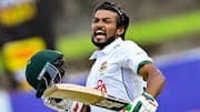 Najmul Hossain Shanto scoring twin centuries in Tests: Key stats