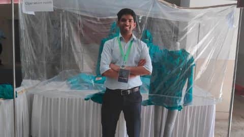 This IITian's operation theater can fit in a backpack This IITian's operation theater can fit in a backpack