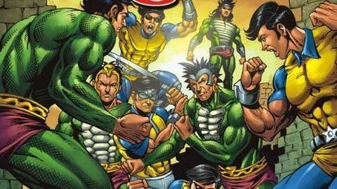He often teams up with other superheroes He often teams up with other superheroes