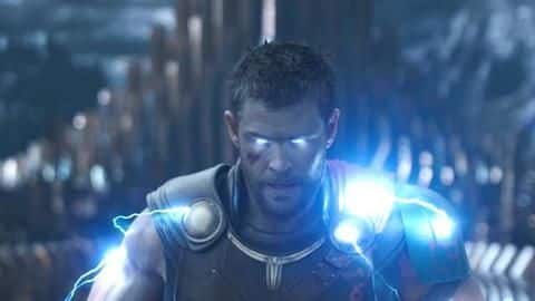 Thor went insane and caused chaos until Thanos stopped him Thor went insane and caused chaos until Thanos stopped him