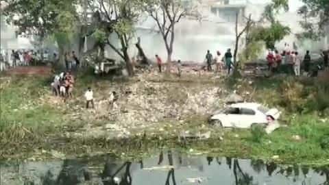 Batala firecracker factory explosion: Over 16 killed, 50 feared trapped Batala firecracker factory explosion: Over 16 killed, 50 feared trapped